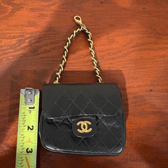 Chanel Vintage Matelassé Quilted Micro Mini Flap Bag - Picture 12 of 14